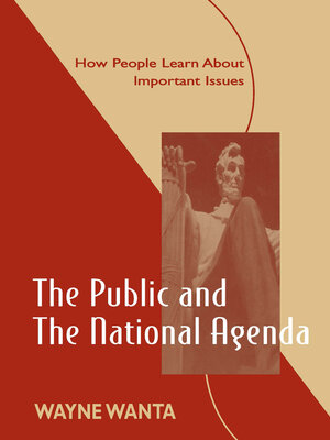 cover image of The Public and the National Agenda